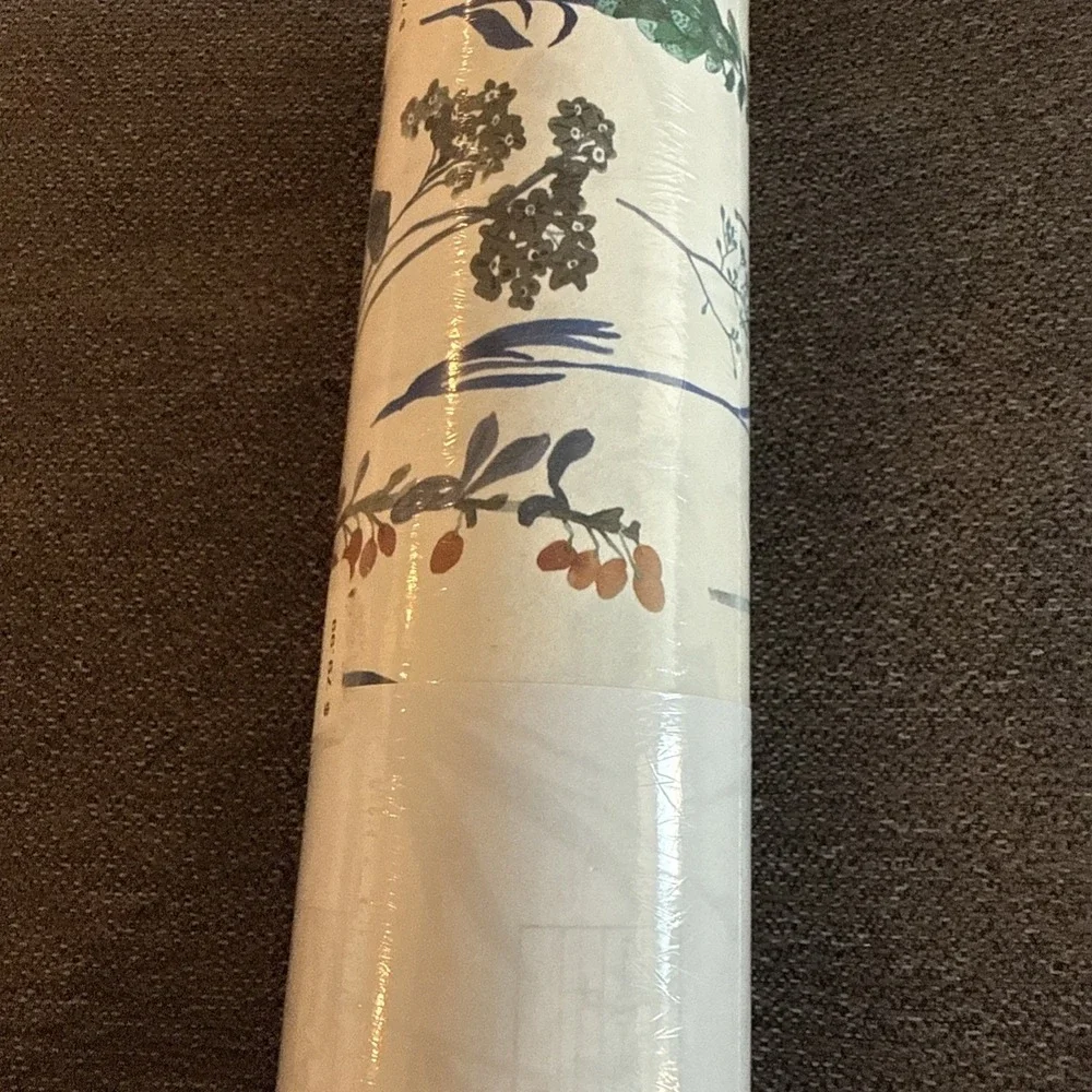 Vintage Layne Wallpaper - Botanical Wildflower Design - New Old Stock Sealed